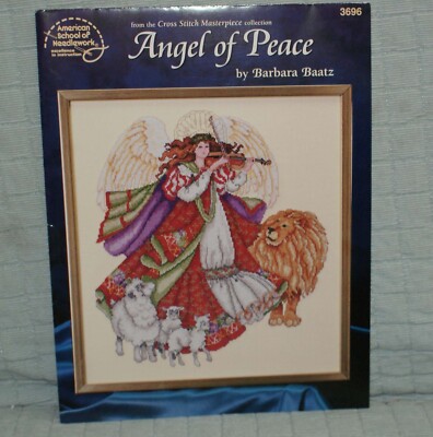 Angel of Peace  Cross Stitch Barbara Baatz Pattern Book Fast Shipping
