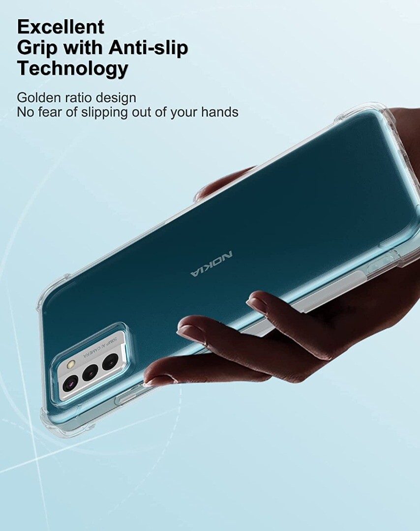 Cover per Nokia G22 + [3 Pack] Vetro Temperato,Ultra Sottile