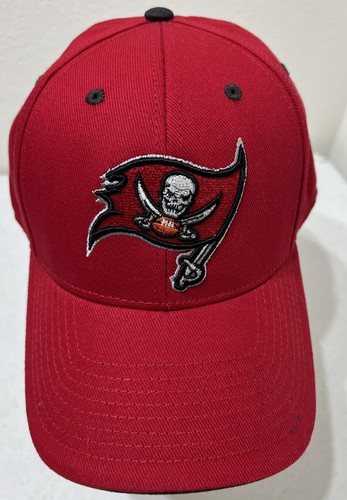 Embroidered Tampa Bay Buccaneers Football Red Black Embroidered Baseball Cap Hat