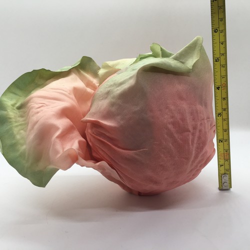 Realistic Cabbage Lettuce Silk Like Faux Fake Food Vegetable Home Display Prop - Picture 11 of 12