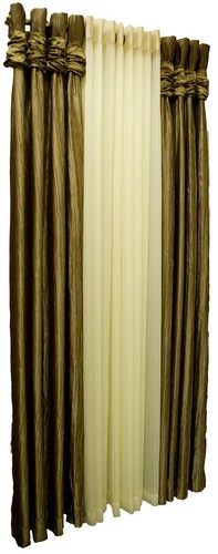 Custom made Drapery and sheer panel with grommet - Picture 4 of 4