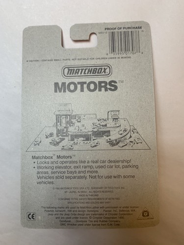 1993 Matchbox | T-Bird Stock Car #17 Maui Diecast Car | MB7 - Picture 2 of 2