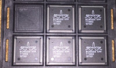 (5 PIECE LOT) BCM5203KPF, BROADCOM, DATACOM, ETHERNET TRANSCEIVER