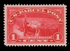 MOMEN: US STAMPS #Q1 PARCEL POST MINT OG NH PSE GRADED CERT XF-90J LOT #87039