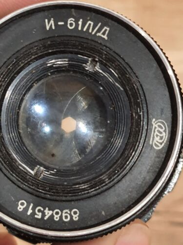 INDUSTAR 61 M39 2.8/53 lens ussr rangefinder Zebra Super Macro Lens - Picture 17 of 18