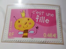 FRANCE 2002 timbre 3463, NAISSANCE, FILLE, neuf**, MNH