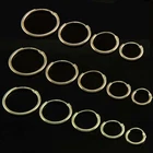 Real Yellow Gold Hoop 8k 14k 18k Earrings Pair/Single Earring Men Women Children