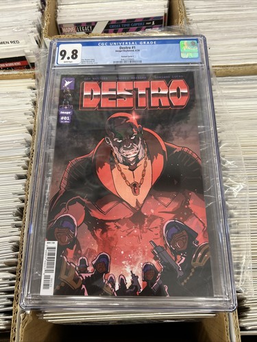 Destro #1 Rare 1:10 variant  CGC 9.8 NM/M Gorgeous Gem Wow