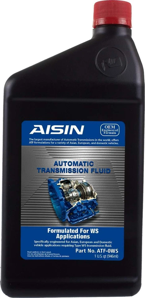 Juego de 12 piezas de líquido de aceite de transmisión automática Aisin ATF-0WS para Lexus y Toyota Foto 3 de 4
