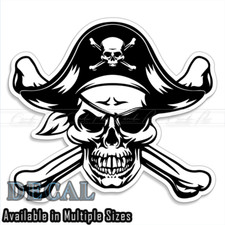 Pirate Skull Decal Sticker