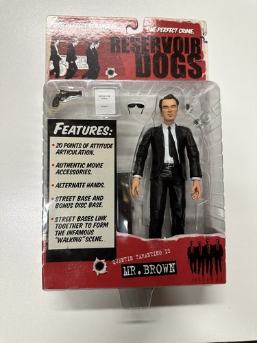 Mezco Toys Reservoir Dogs Figures RARE New Full Set Mr Brown  Tarantino - Afbeelding 1 van 9