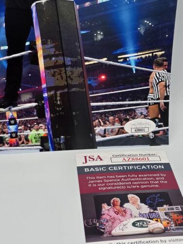 FOTO WRESTLING PAT MCAFEE FIRMATA WWE 8X10 JSA COLTS COLLEGE GAME DAY - Foto 2 di 2