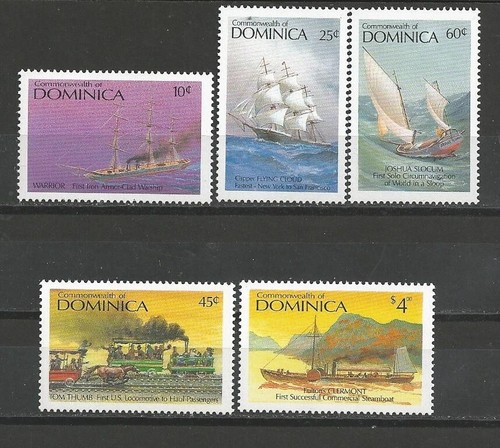 1987 DOMINICA SC. 1039 /1041/1043/1044/1048 c. 10+25+45+60+ US 4,0 MNH**