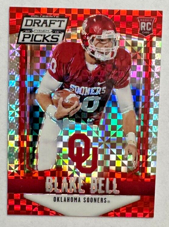Blake Bell Panini Prizm Collegiate Draft Picks #155 Red Power