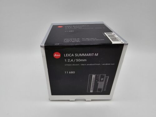 *BOX ONLY* Leica Leitz SUMMARIT-M 50mm f2.4 Black Anodized Finish 11680 Lens - 第 1/6 張圖片