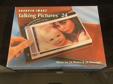 Sharper Image Talking Picture Album For 24 Photos  Messages