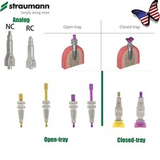 Dental Straumann ITI NC/RC Scan Body Transfer Impression Coping Open/Closed Tray