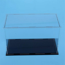 Acrylic Display Case Dustproof Box Perspex Clear Collectibles Large 40cm