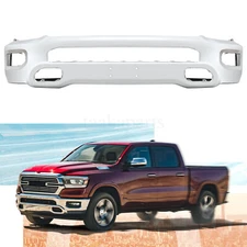 Steel Front Bumper Lower Cover Face Bar Chrome For 2019-2023 RAM 1500 Pickup 1PC
