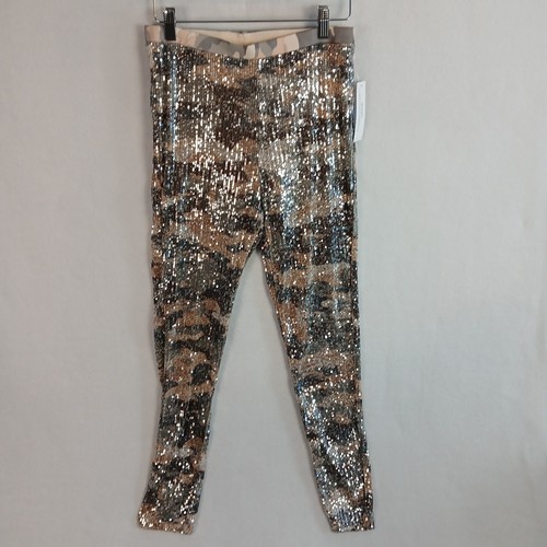 Venus Women's Sequin Camo Elastic Waist Leggings Size Medium NWT - Picture 6 of 14