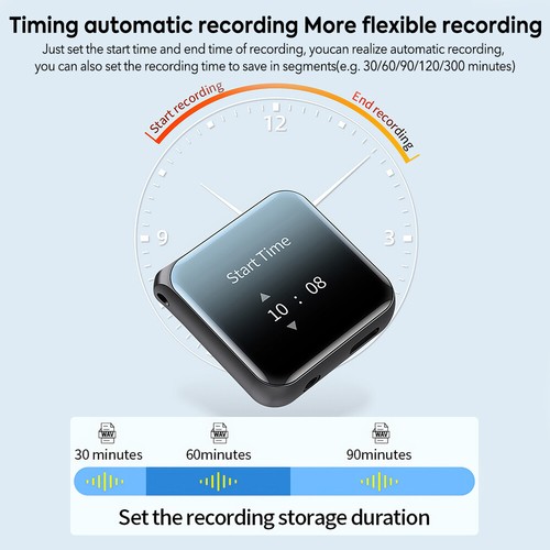 1.5" Screen Portable MP4 MP3 Touch Screen HiFi Music Player FM Radio Alarm Clock - Picture 18 of 27