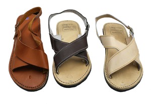 cowhide sandals