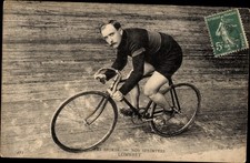 Ak Radrennsport, Radrennfahrer Lombret, Sprinter, Radrennbahn - 11316914