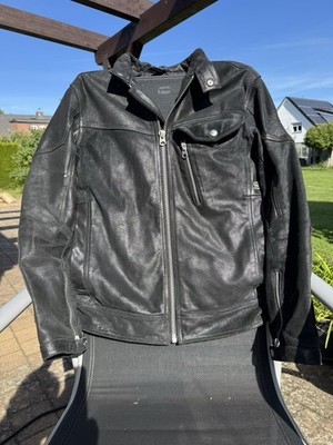 G-Star Lederjacke Schwarz, hochwertig, Größe L Top Zustand