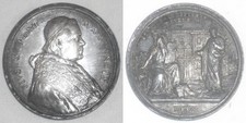 1912 AR Medal Pope Pius X AN IX Opening of Institute of Holly Scriptures Bianchi