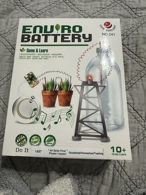 Green Science Enviro Battery Kit by 4M   Educational STEM Science Experiment Set