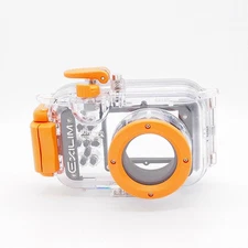Casio EWC-140 Waterproof Case for EX-Z100/Z200 Excellent JAPAN
