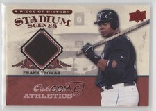 2008 A Piece of History Stadium Scenes Red Jerseys Frank Thomas #SS50 HOF s7f