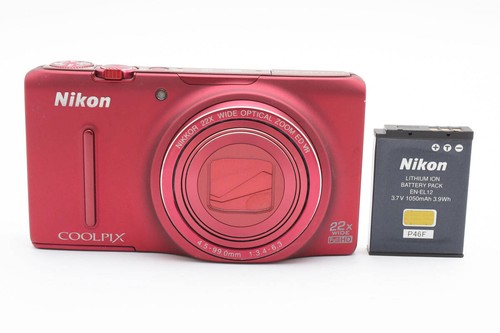 Nikon COOLPIX S9500 Velvet Red 18.1MP Digital Camera 22x Optical Zoom