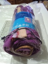 Coperta viola con stampa Violetta in pile donna 
