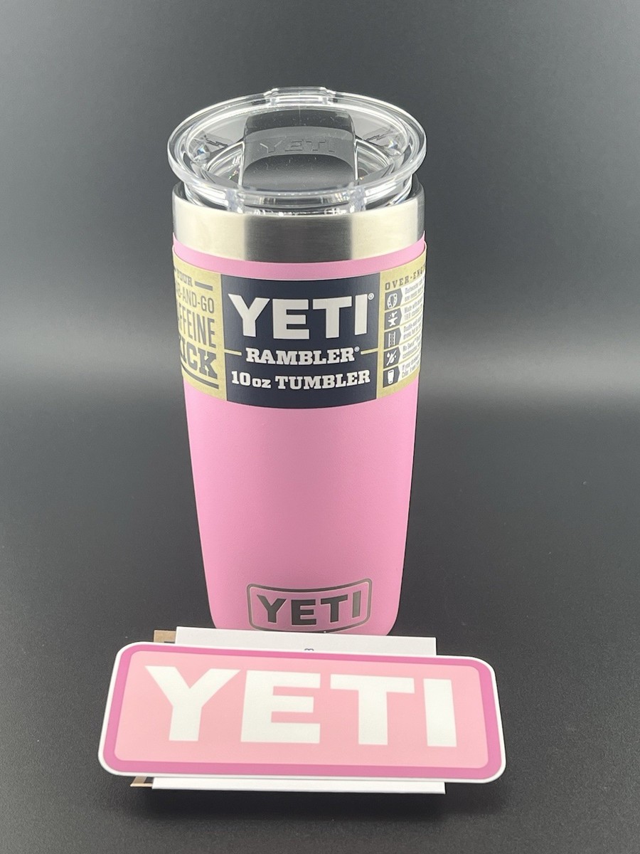 YETI Power Pink 10 oz Rambler Tumbler Cup w/ Magslider Lid