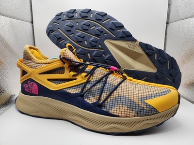 The North Face Men's Sz 12 Oxeye Tech Yellow NF0A7W5U Running Hiking Trail Shoes
