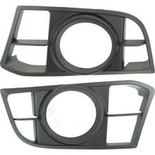 New Set of 2 Fog Light Trims Driving Lamp Driver & Passenger Side 535 528 Pair