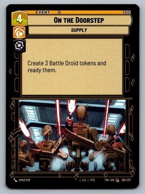 Star Wars Unlimited On The Doorstep (190/257) Twilight of the Republic