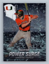 2021 Panini Prizm Draft Picks #PS-AC Adrian Del Castillo Power Surge