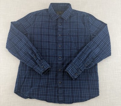 Privilege Club Casual Slims Fit Plaid Long Sleeve Button Down 42CMS Sz L 16.5