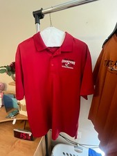 Wisconsin Badgers XL 100 Polyester Polo Short Sleeve Shirt 2010 Big 10 Champion