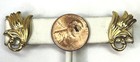 Gold Tone Flower Post-Back Stud Earrings 5.8g — photo 2