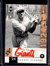 2001 Upper Deck Legends of New York Travis Jackson #59 Giants