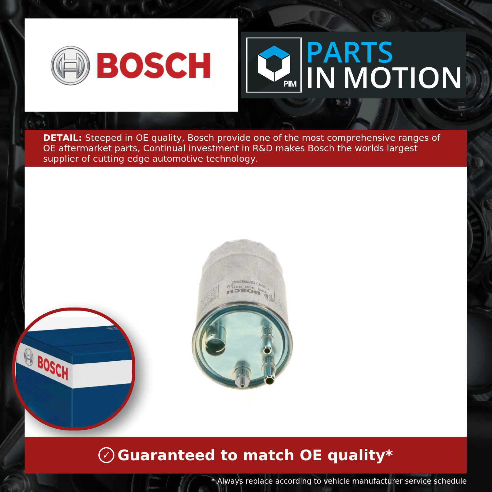 ✅Fits BOSCH F 026 402 049 Fuel filter ⭐UK Seller⭐ - Image 9