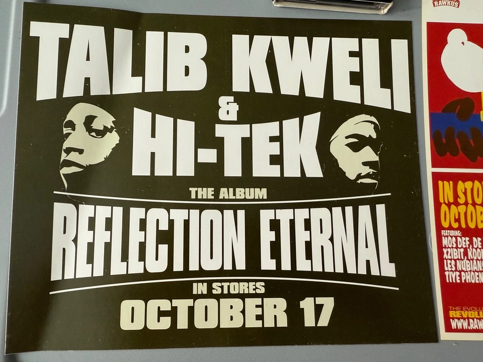 Reflection Eternal Talib Kweli Hi Tek Rawkus Promo Cassette & Promo Sticker - Image 4 of 4