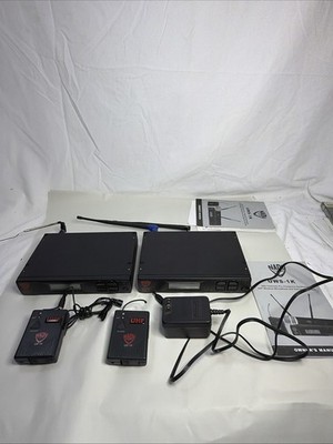 2 NADY UWS-1K UHF NADY SYSTEMS (broken antenna)