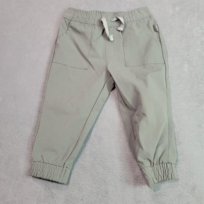 Eddie Bauer Jogger Pants Kids 12M Green Trail Lightweight Outdoor Quick-Dry Hike
