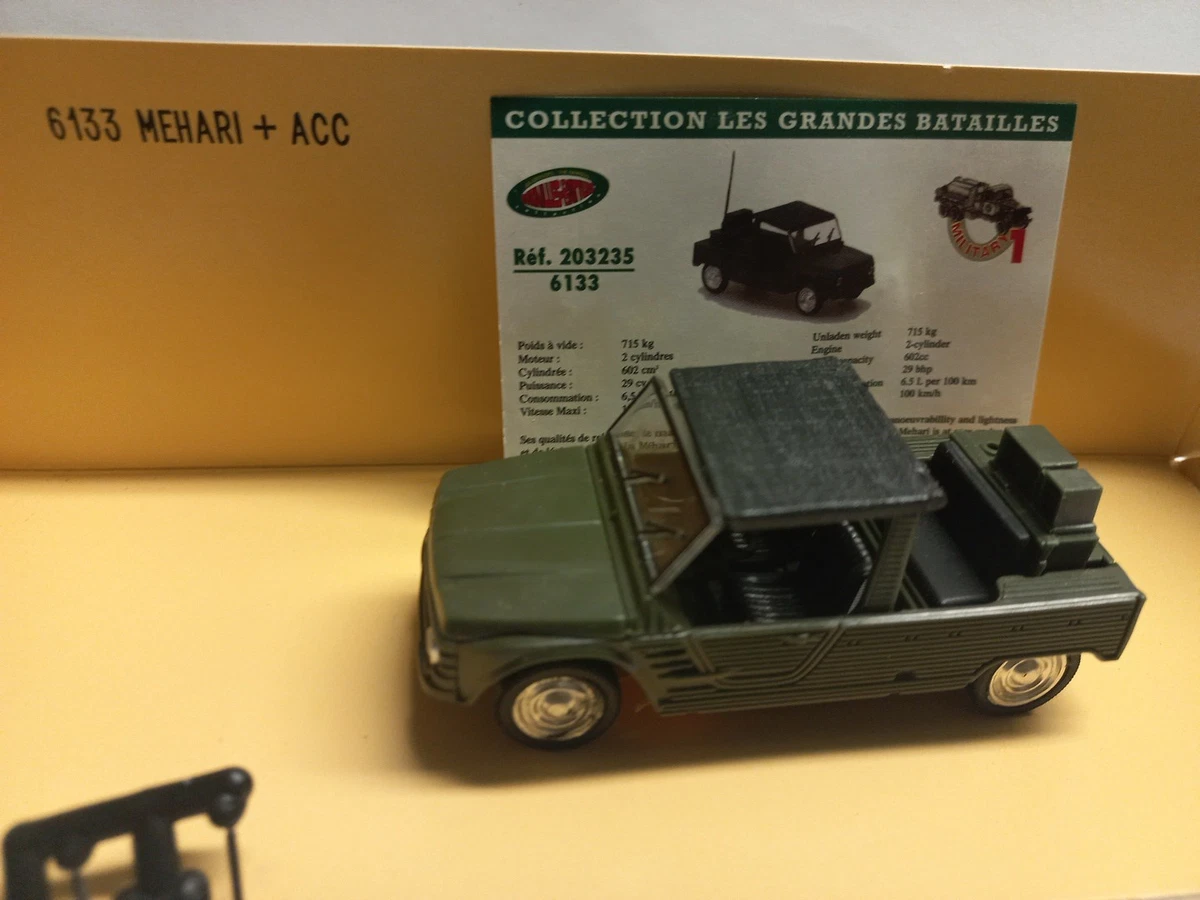 Le VLTT Peugeot P4 militaire Milan en miniature de Solido au 1/43e