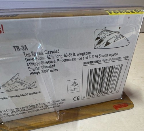 Micro Machines Military Covert Command Collection 14 SR71 Aurora TR3A 1993 - Bild 10 von 10