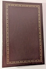 Brown Photo Album 3 Ring Binder Style Holds 204 Photos Empty Kodak Inserts